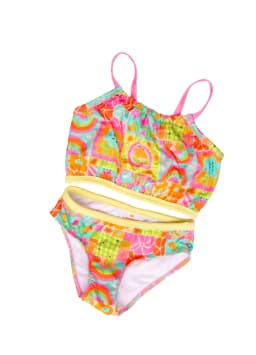 Miniatura BIQUINI PATCHFLORES ROSA E VERDE M 3