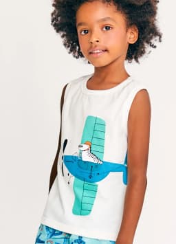 Miniatura CONJ. AVIAO OFF WHITE E VERDE  2