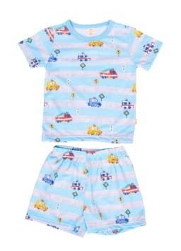 Miniatura CONJ. PIJAMA CARROS CINZA E AZUL 2