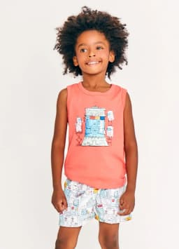 Miniatura CONJ. ROBOZINHOS APRICOT E OFF WHITE  1