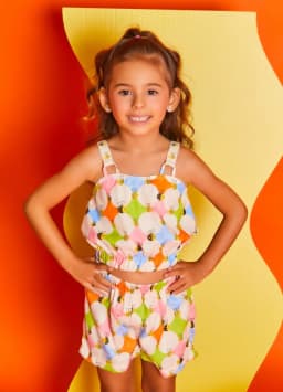 Miniatura CONJ.ABELHINHAS ROSA E OFF WHITE 2 1