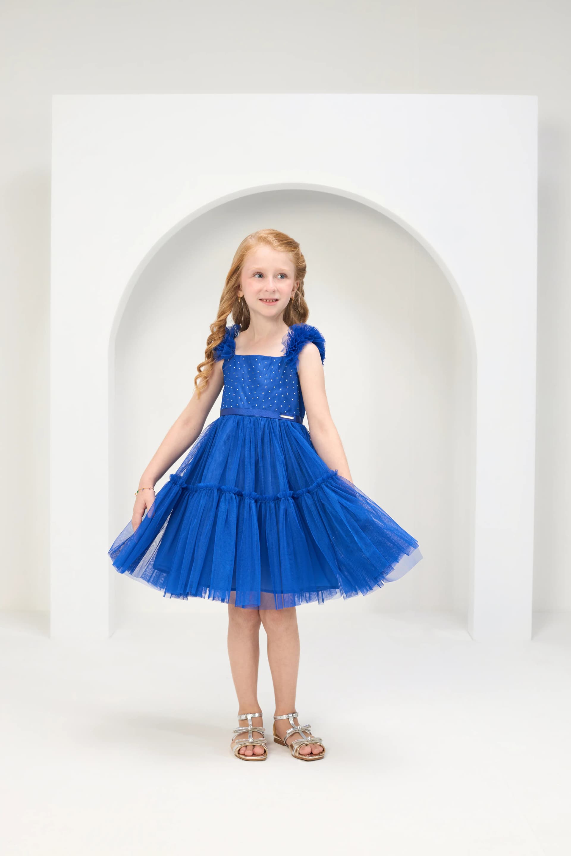 VESTIDO TULE COM STRASS NO PEITO 1272.130.126176