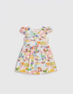 Miniatura CONJ VESTIDO COM CALCINHA - PASSEIO BOM EM TECIDO 100% ALGODAO 2