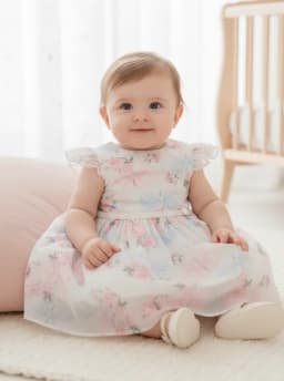 Miniatura VESTIDO FESTA PETIT CHERRIE EM TECIDO CREPE DE  SEDA BEM LEVE COM FORRO 1