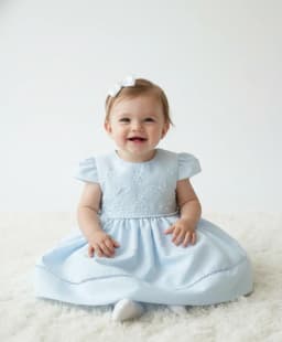 Miniatura VESTIDO FESTA CATTAI ESTAMPADO E BORDADO BRANCO  1