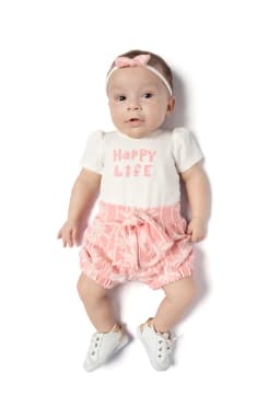 Miniatura CONJ. BODY COTTON E SHORT MALHA JACQUARD COQUEIRO 1