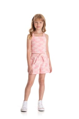 Miniatura CONJ. CROPPED E SHORT MALHA JACQUARD COQUEIRO 1