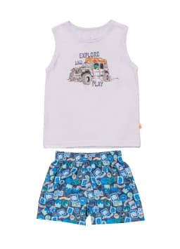 Miniatura CONJ. AVENTUREIRO BRANCO E MARINHO 2 2