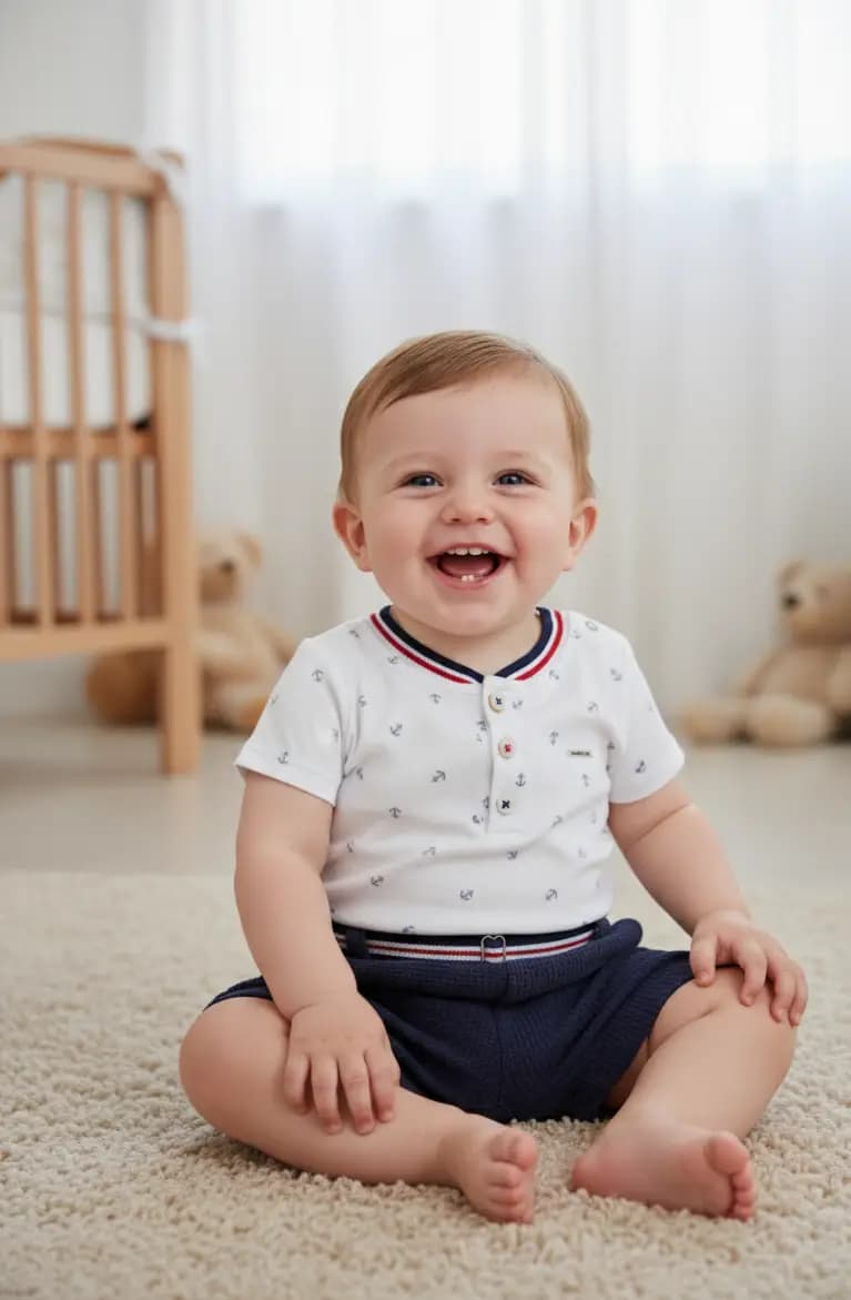 MACACAO CURTO COM MANGA ACONCHEGO MARINHEIRO