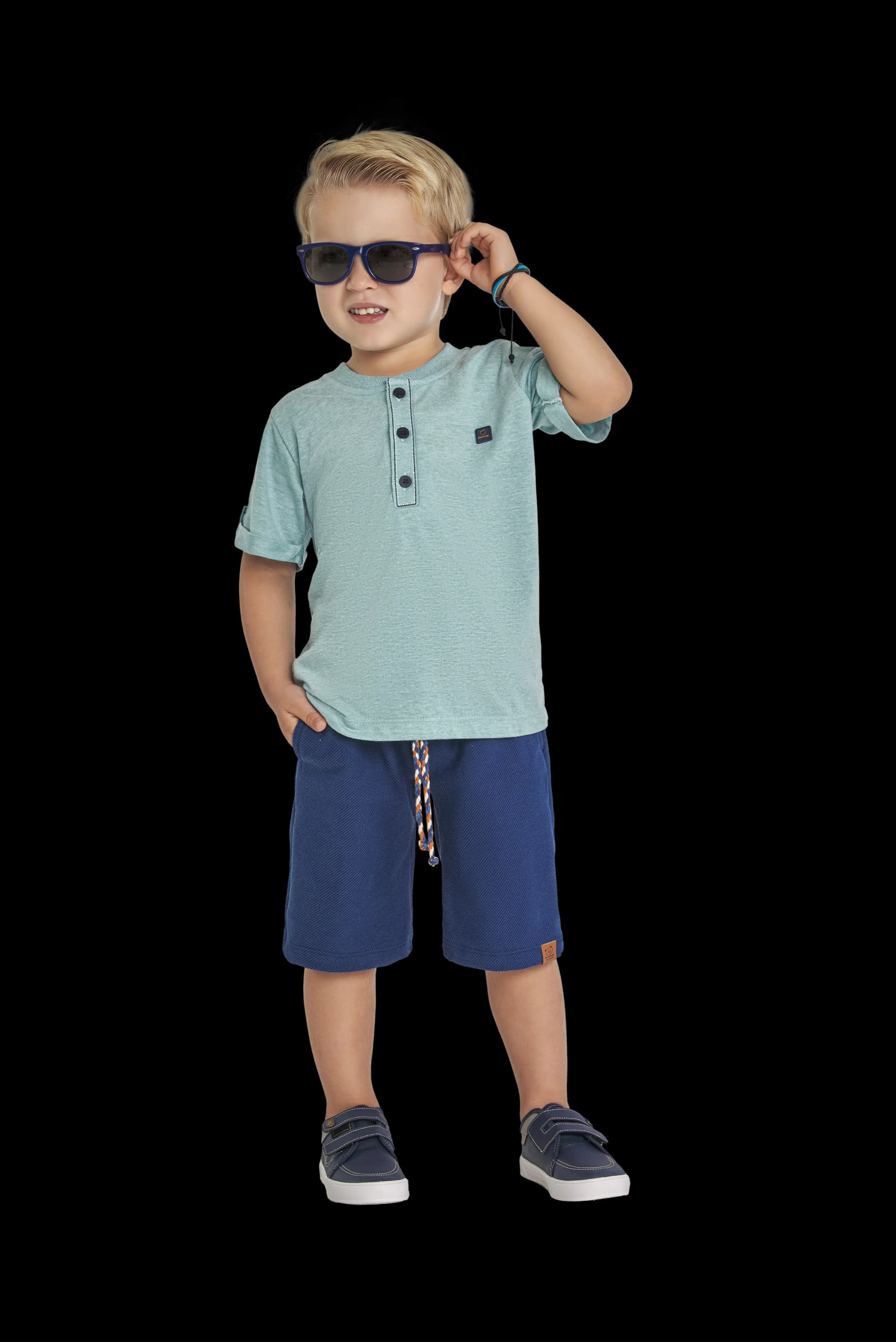 CONJUNTO CURTO ACONCHEGO INTERLACE / VERDE